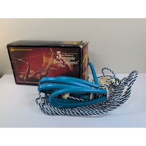 Joe Weider's 5 Minute Body Shaper Plan Rope Booklet Original Box Vintage 1975